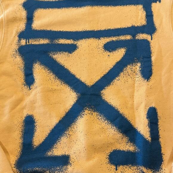 Off White Spray Painting Slim Crewneck *NEW WITH TAGS*SIZE M - Picture 6 of 9